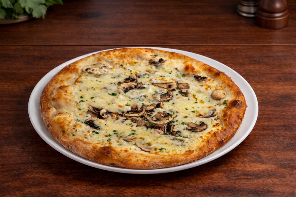 Quattro Formaggi con Funghi